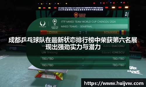 成都乒乓球队在最新状态排行榜中荣获第六名展现出强劲实力与潜力